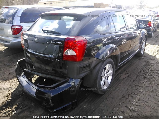 1B3CB4HA6AD650958 - 2010 DODGE CALIBER SXT BLACK photo 4