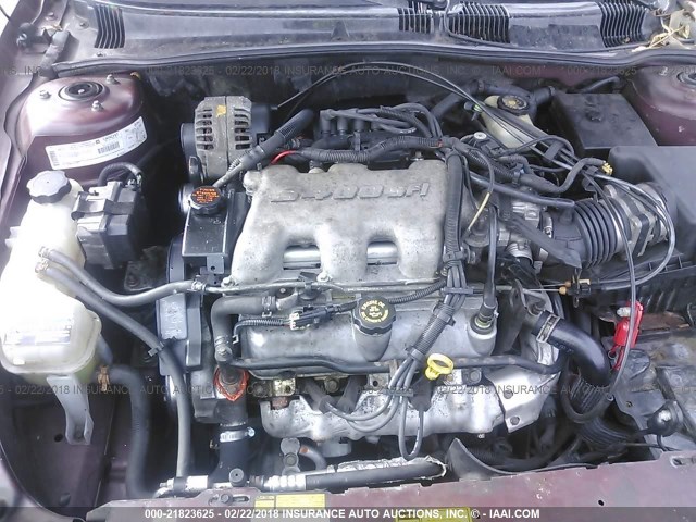 1G3NF52E0YC311285 - 2000 OLDSMOBILE ALERO GLS 勃艮第红 照片 10