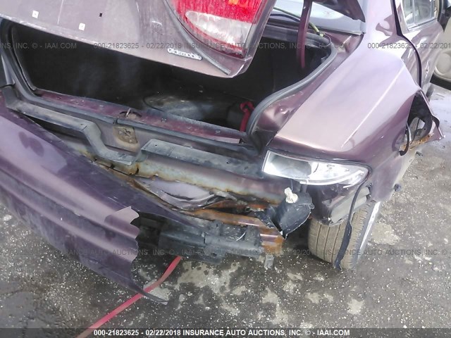 1G3NF52E0YC311285 - 2000 OLDSMOBILE ALERO GLS 勃艮第红 照片 6