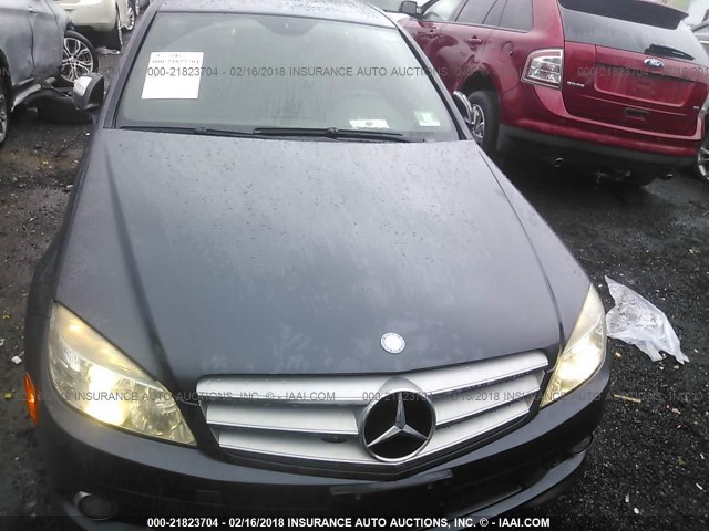 WDDGF81X88F119288 - 2008 MERCEDES-BENZ C 300 4MATIC GRAY photo 6