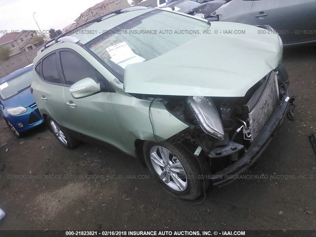 KM8JU3AC2CU324272 - 2012 HYUNDAI TUCSON GLS/LIMITED 绿色 照片 1