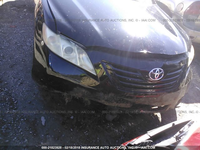 4T1BE46K09U852652 - 2009 TOYOTA CAMRY SE/LE/XLE Черный фото 6