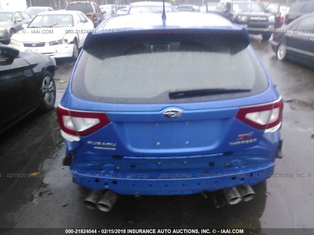 JF1GR8H67DL201142 - 2013 SUBARU IMPREZA WRX STI BLUE photo 8