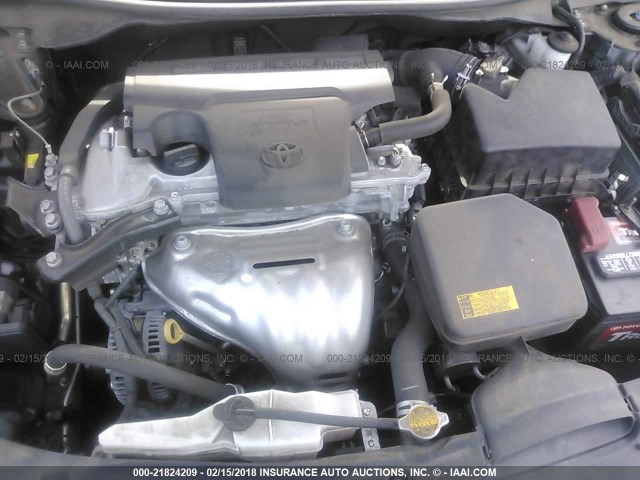 4T1BF1FK9CU174082 - 2012 TOYOTA CAMRY SE/LE/XLE BLACK photo 10