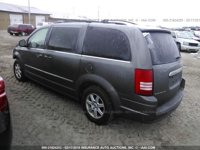 2A4RR5D19AR241103 - 2010 CHRYSLER TOWN & COUNTRY TOURING GRAY photo 3