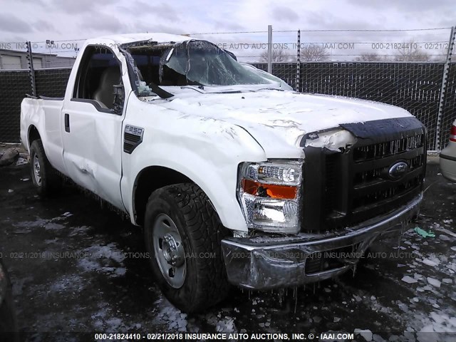 1FTSF20R88EE55484 - 2008 FORD F250 SUPER DUTY WHITE photo 1