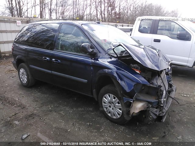 1C4GP45R65B308570 - 2005 CHRYSLER TOWN & COUNTRY  BLUE photo 1