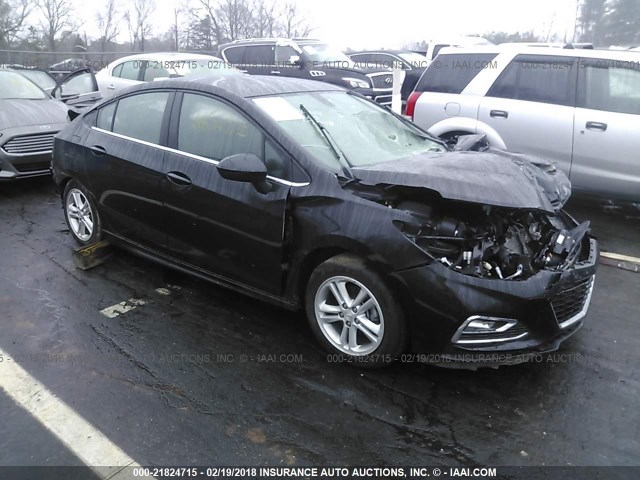 1G1BE5SM0H7163444 - 2017 CHEVROLET CRUZE LT BLACK photo 1