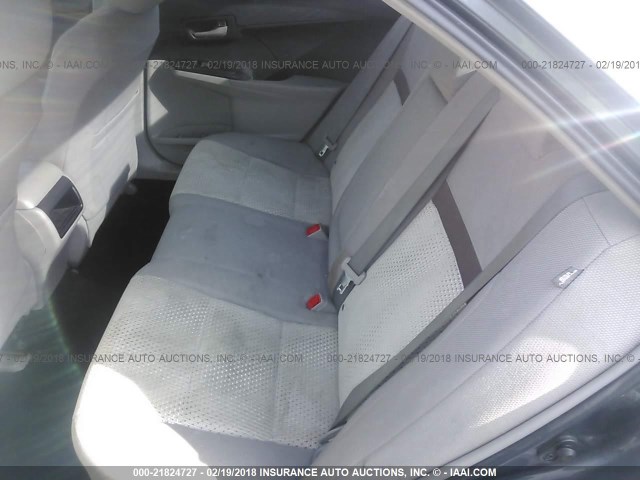 4T4BF1FK0DR280959 - 2013 TOYOTA CAMRY L/SE/LE/XLE GRAY photo 8