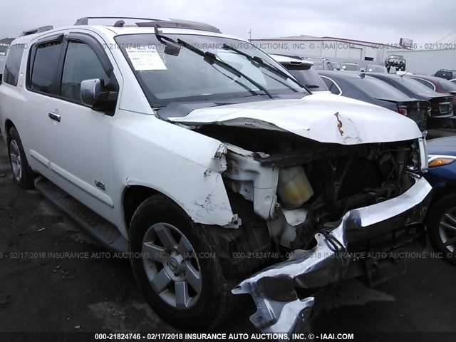 5N1AA08A56N730895 - 2006 NISSAN ARMADA SE/LE WHITE photo 1