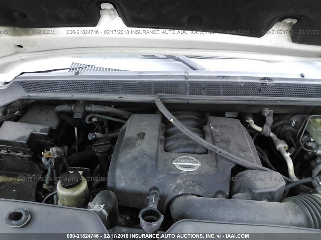 5N1AA08A56N730895 - 2006 NISSAN ARMADA SE/LE WHITE photo 10