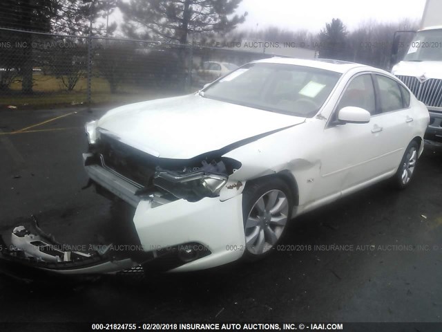 JNKAY01F27M462500 - 2007 INFINITI M35 SPORT WHITE photo 2