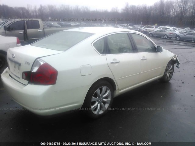 JNKAY01F27M462500 - 2007 INFINITI M35 SPORT WHITE photo 4