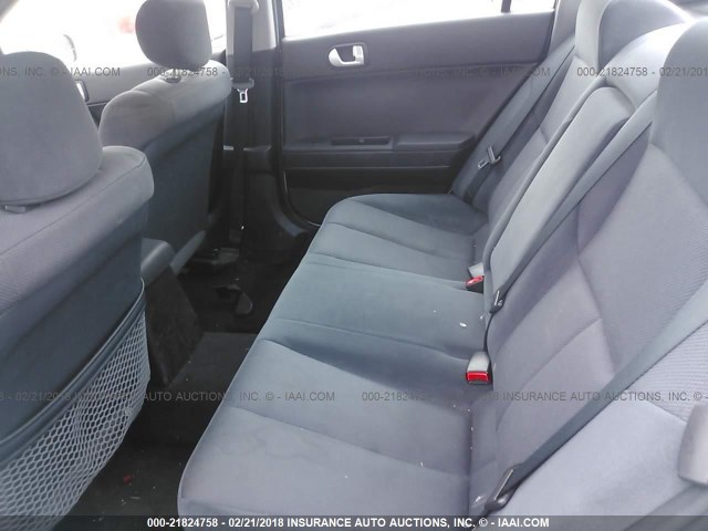 4A3AB36S66E022814 - 2006 MITSUBISHI GALANT LS MEDIUM SILVER photo 8