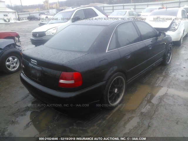 WAURD68D71A098197 - 2001 AUDI S4 2.7 QUATTRO BLACK photo 4