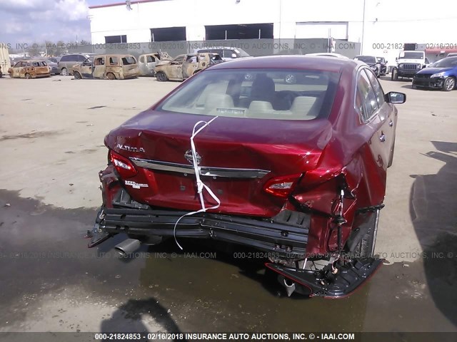 1N4AL3AP2GC236608 - 2016 NISSAN ALTIMA 2.5/S/SV/SL/SR RED photo 6