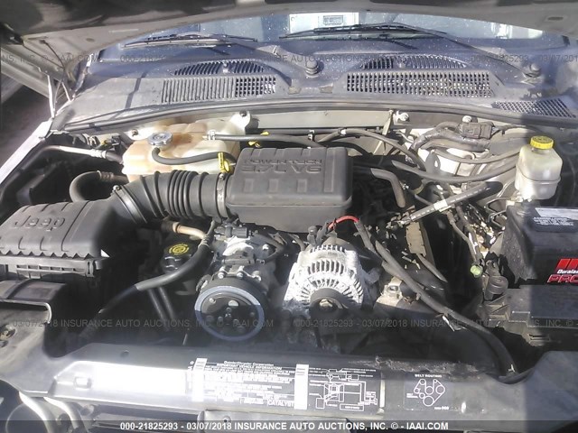 1J4GK48KX2W225090 - 2002 JEEP LIBERTY SPORT 银色 照片 10