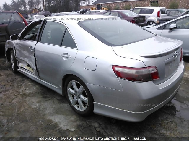 4T1BE46K89U404465 - 2009 TOYOTA CAMRY SE/LE/XLE ვერცხლისფერი ფოტო 3