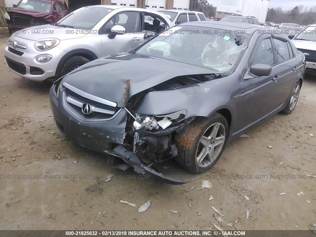 19UUA66275A056952 - 2005 ACURA TL GRAY photo 6