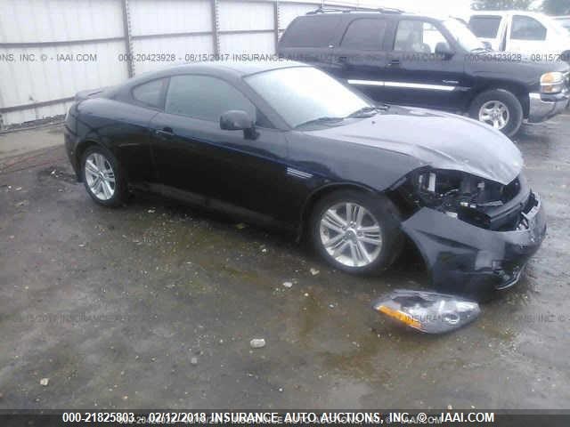 KMHHM66D08U284010 - 2008 HYUNDAI TIBURON GS BLACK photo 1