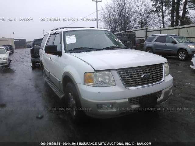 1FMFU17575LB14052 - 2005 FORD EXPEDITION EDDIE BAUER WHITE photo 1