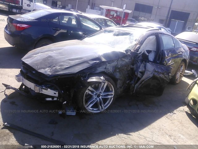 WBA6D4C57GD977388 - 2016 BMW 650 I/GRAN COUPE BLUE photo 2