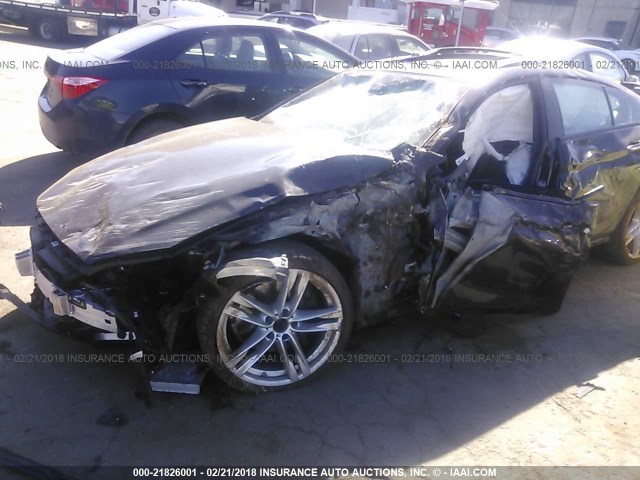 WBA6D4C57GD977388 - 2016 BMW 650 I/GRAN COUPE BLUE photo 6