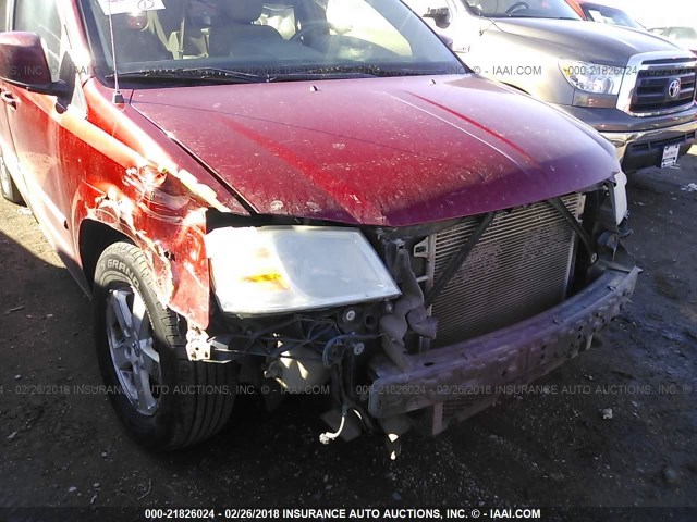 2D8HN54X99R539357 - 2009 DODGE GRAND CARAVAN SXT MAROON photo 6