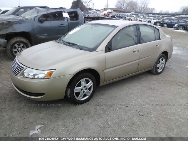 1G8AJ55F07Z111613 - 2007 SATURN ION LEVEL 2 GOLD photo 2