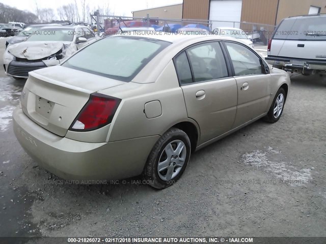 1G8AJ55F07Z111613 - 2007 SATURN ION LEVEL 2 GOLD photo 4