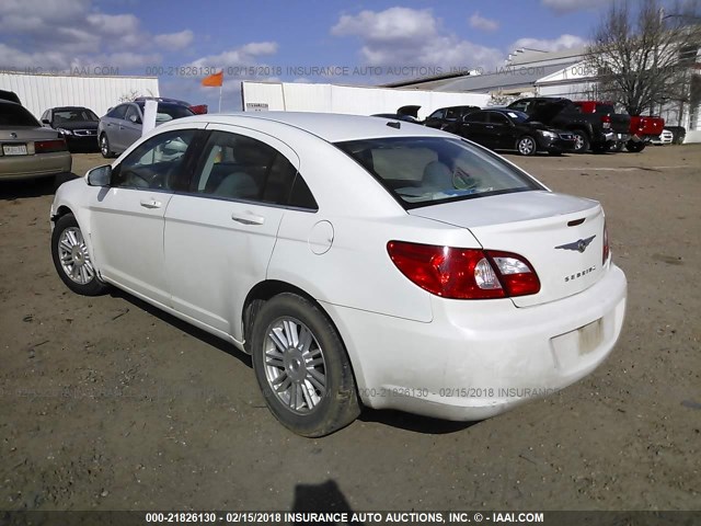 1C3LC56K88N214487 - 2008 CHRYSLER SEBRING TOURING WHITE photo 3