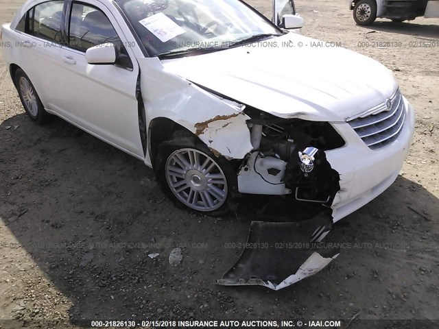 1C3LC56K88N214487 - 2008 CHRYSLER SEBRING TOURING WHITE photo 6