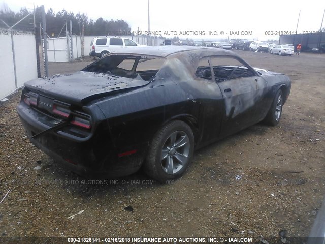 2C3CDZAG7FH712323 - 2015 DODGE CHALLENGER SXT BLACK photo 4