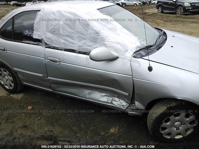 3N1CB51DX2L654390 - 2002 NISSAN SENTRA XE/GXE SILVER photo 6