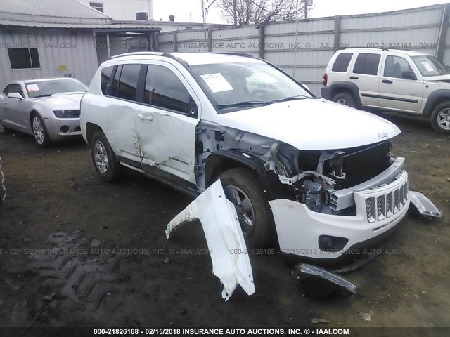 1C4NJCEA7GD705533 - 2016 JEEP COMPASS LATITUDE WHITE photo 1