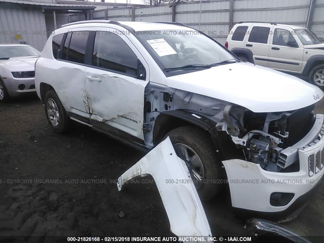 1C4NJCEA7GD705533 - 2016 JEEP COMPASS LATITUDE WHITE photo 6