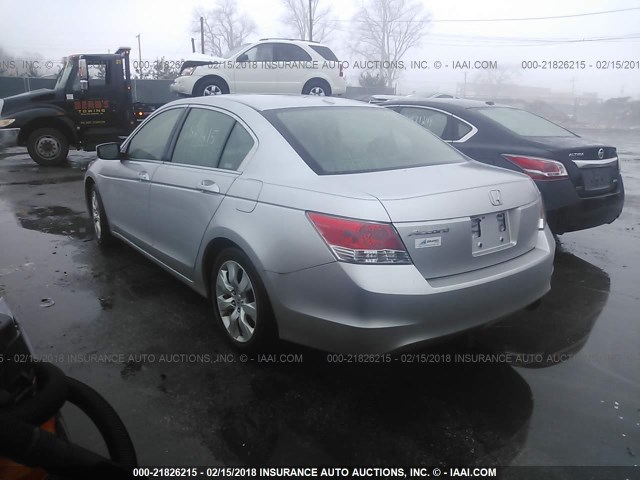 JHMCP26898C075578 - 2008 HONDA ACCORD EXL BLACK photo 3