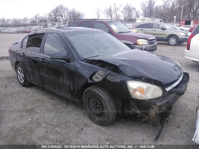 1G1ZS58F77F132700 - 2007 CHEVROLET MALIBU LS 黑色 照片 1