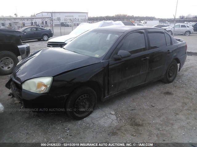 1G1ZS58F77F132700 - 2007 CHEVROLET MALIBU LS 黑色 照片 2