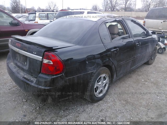 1G1ZS58F77F132700 - 2007 CHEVROLET MALIBU LS 黑色 照片 4