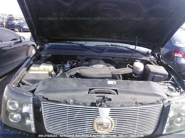 1GYEK63N74R126135 - 2004 CADILLAC ESCALADE LUXURY შავი ფოტო 10