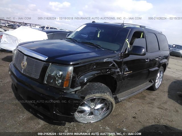 1GYEK63N74R126135 - 2004 CADILLAC ESCALADE LUXURY BLACK photo 2