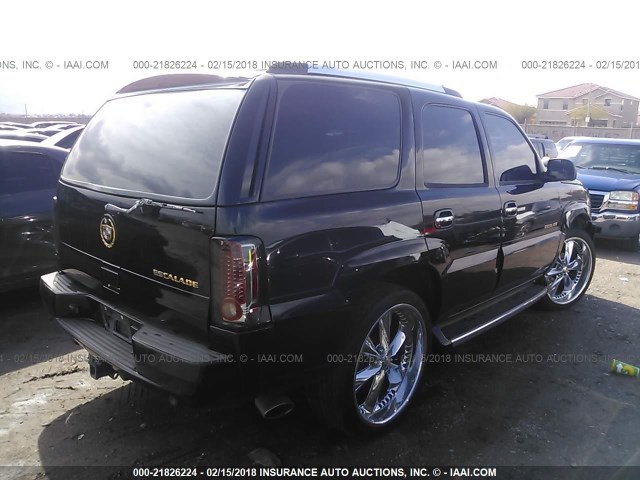 1GYEK63N74R126135 - 2004 CADILLAC ESCALADE LUXURY შავი ფოტო 4