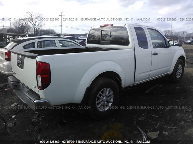 1N6BD0CT1HN726125 - 2017 NISSAN FRONTIER S/SV WHITE photo 4