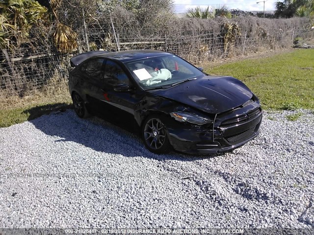 1C3CDFAA3GD706639 - 2016 DODGE DART SE BLACK photo 1