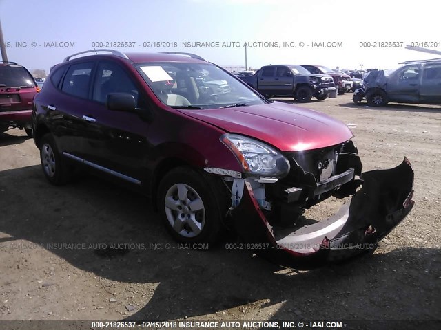 JN8AS5MT2FW667310 - 2015 NISSAN ROGUE SELECT S RED photo 1