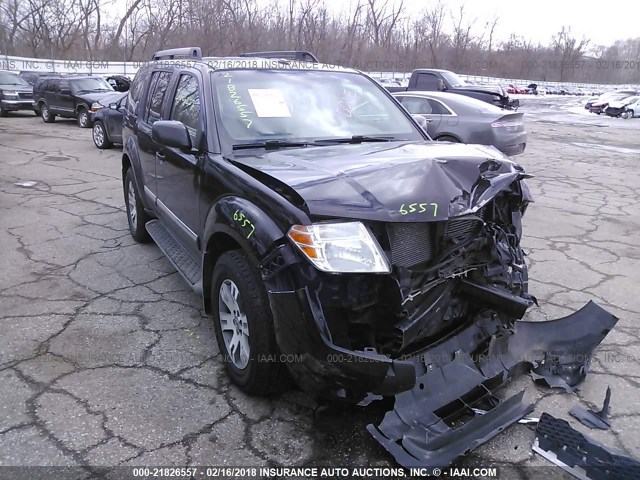 5N1AR1NB7BC613076 - 2011 NISSAN PATHFINDER S/LE/SE BLACK photo 1