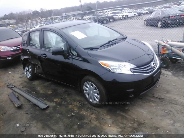 3N1CE2CP8EL374002 - 2014 NISSAN VERSA NOTE S/S PLUS/SV/SL BLACK photo 1