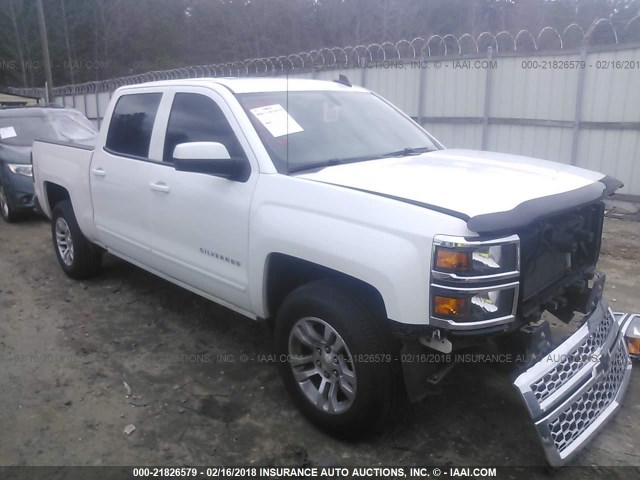 3GCPCREC3FG371316 - 2015 CHEVROLET SILVERADO C1500 LT WHITE photo 1