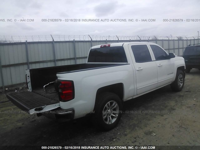 3GCPCREC3FG371316 - 2015 CHEVROLET SILVERADO C1500 LT WHITE photo 4